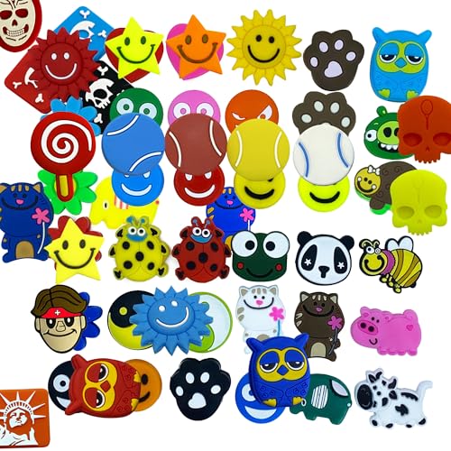 25 Pieces Tennis Racket Vibration Dampener Tennis Dampeners/Tennis Racket Shock Absorbing (Blind Box-25pcs)