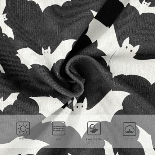 Cotton Girls Underwear Toddler White Bats Black Halloween Cute Panties Girl Animals Briefs Undies Kids 2t3