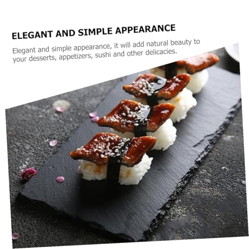 Bandeja rectangular para servir sushi 30 cm miniatura 3