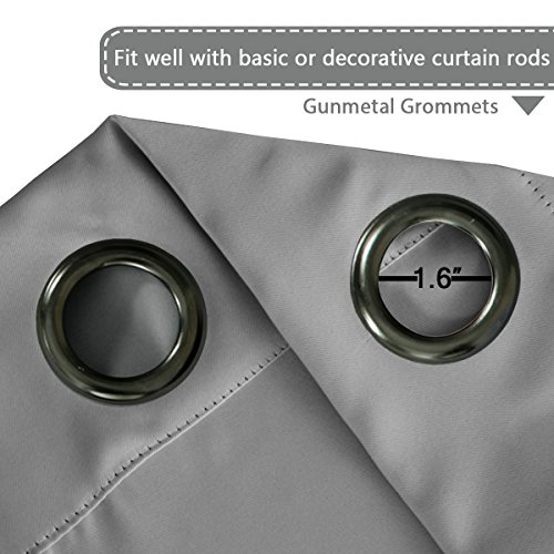 image for H.VERSAILTEX Blackout Curtains for Bedroom 108 Inches Length, Extra Lo