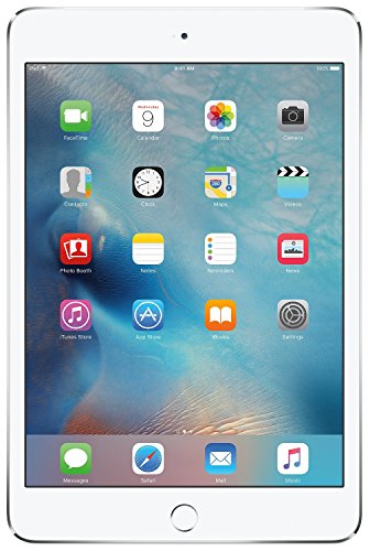 Apple iPad Air 2 MH322LL/A (128GB, Wi-Fi + Cellular, Silver) 2014 Model