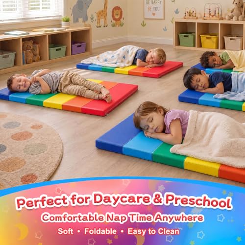 Image of Wesiti Kid Nap Mats for Preschool Daycare Folding Mat
