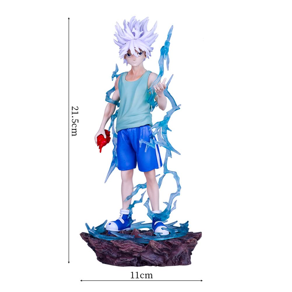 Figurine Killua Zoldyck PVC 12 Cm - Décoration Anime, Collection, Cadeau Fan Hunter X Hunter