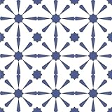 Caltero Geometric Contact Paper 17.7''×118'' Blue/Purple and White Wallpaper Geometric Wallpaper Blue/Purple White Peel and Stick Contact Paper Decor for Kitchen Backsplash Walls Closet Cabinet