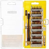 60 in1 Screwdriver Bits Set, GenTan precision screwdriver set with 56 Bit Magnetic Screwdriver Kit , computer repair tool kit ,for iPhone, Tablet, Macbook, Xbox, Cellphone, PC, Game Console