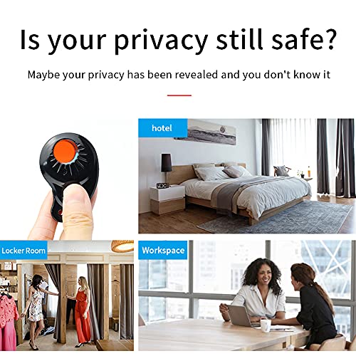 Tempaky ni Anti Spy Detector USB Recarregável Espião Camera Finder com 4 LEDs infravermelhos para ca