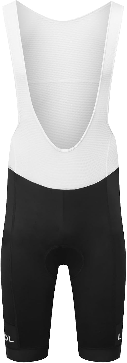 LE COL Men's Sport Bib Shorts II | Padded Chamois Cycling Shorts with Gel Inserts | XS - 3XL