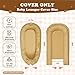 Atrooper Baby Lounger Cover for Boys and Girls, Khaki 100% Cotton Baby Nest Cover, Breathable Replacement Cover for Infant and Newborn Snuggle Me Lounger, Cover Only