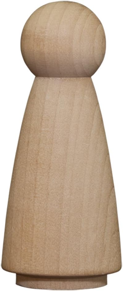 Wood Doll Bodies - Woman 3-1/2 inch - Bag of 300