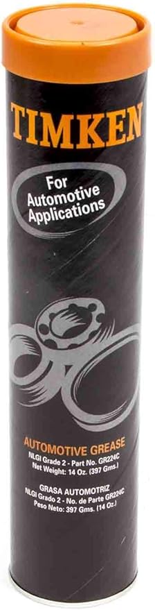 Allstar ALL78240 Timken Brand Premium Red Type Wheel Bearing Grease 14 oz. Cartridge