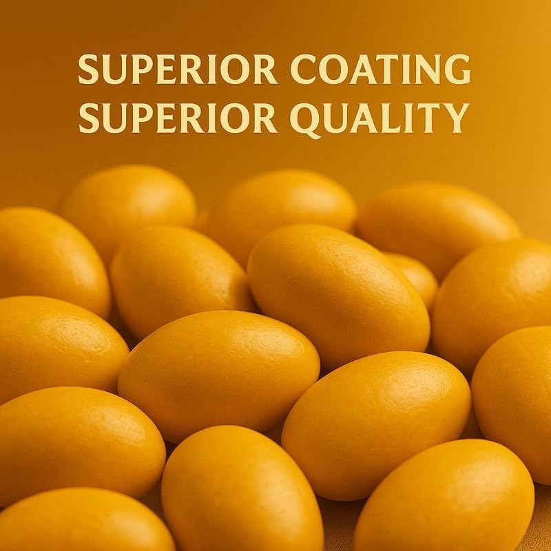 Image of Vbalaa Mango Almonds 300gm | Tropical Mango Coated Almonds | 100% Natural & Pure | No Added Preservatives, Colors & Artificial Flavours | Rich in Nutrition | Ideal for Snacking & Gifting