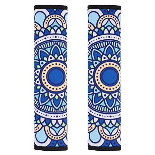 Bluecell 2pcs Universal Car Seat Belt Pads Cover, Safety Seat Belt Comfortable Shoulder