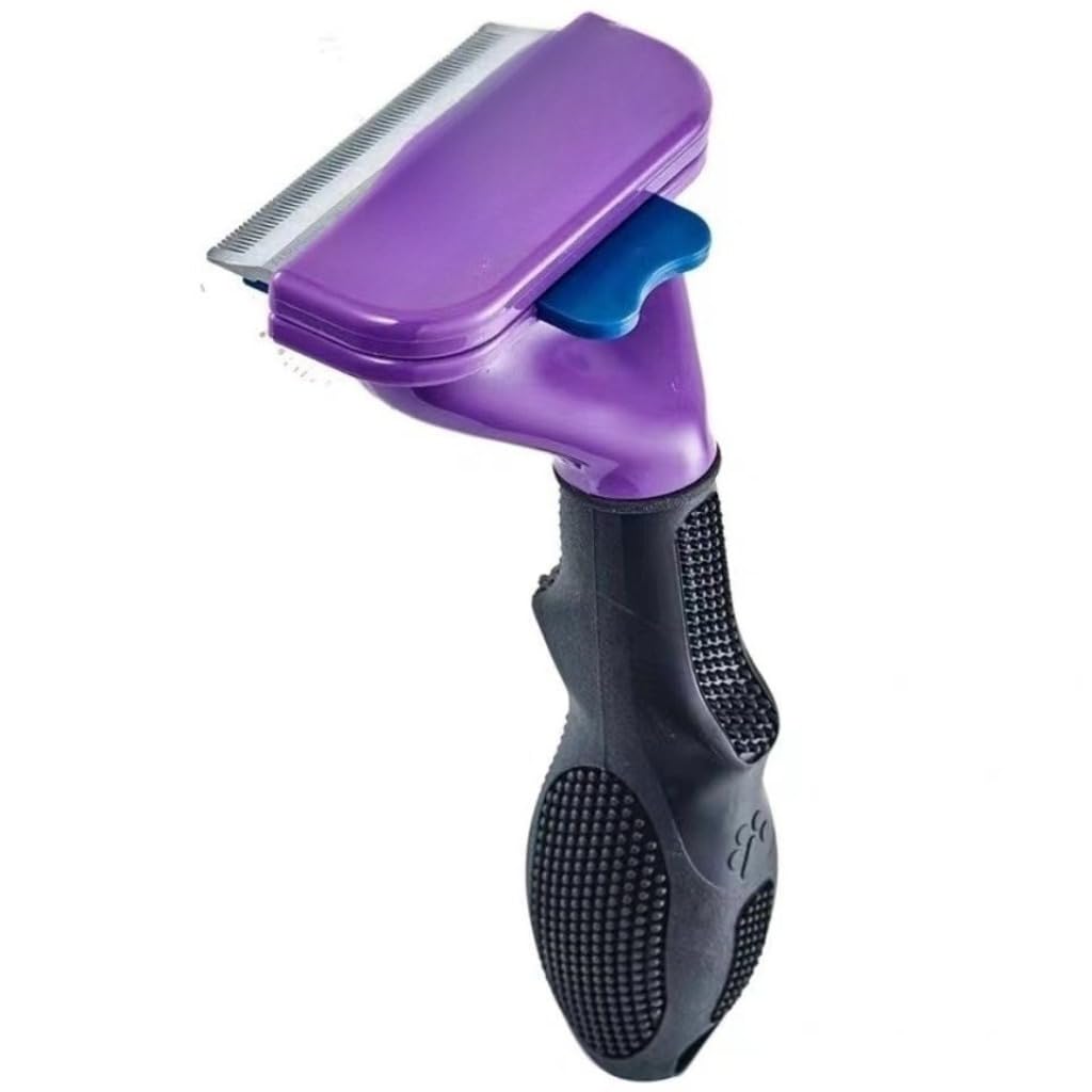 Escova de Pinos sem Bolinha Média Premium para Pets - Desembaraçante e Massageadora para