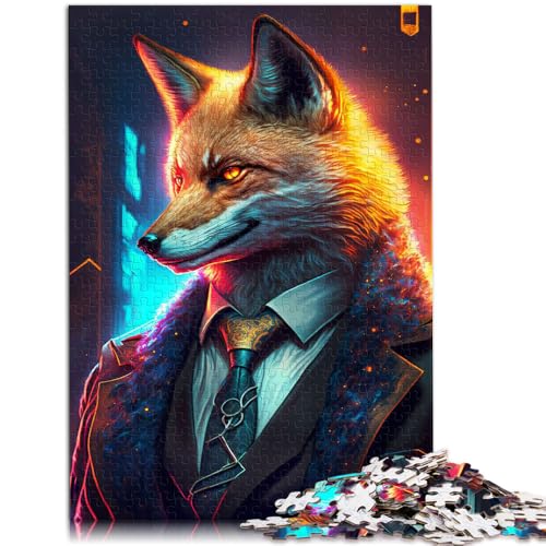 Puzzle de 1000 piezas Boss Fox Suit, juego estimulante para tus tardes de relax