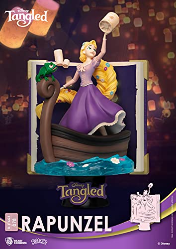 Beast Kingdom Toys Disney - Diorama-078 - Livre Histoire - Raiponce, Purple - Image 2
