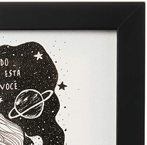 Arte Maníacos Quadro Decorativo Tela Canvas O Poder do Universo Está dentro Você - 20x20cm (Moldura