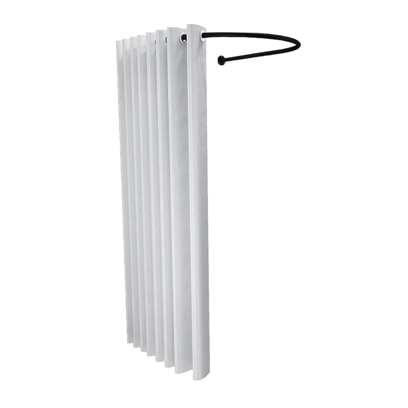 Vestuario Simple Probador Altura 200CM Vestuario en U Vestuario Metálico Vestuario Portátil para Centro Comercial Vestuario Ahorra Espacio
