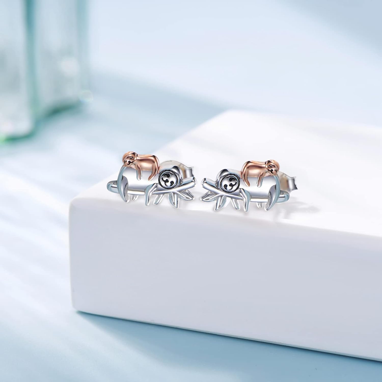 925 Sterling Silver Animals Earrings Hypoallergenic Stud Earrings Cute Animal Jewelry Unique Gifts for Women