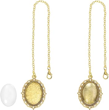 Tupalizy 2PCS Tassel Charms Graduation Cap Memorial Photo Charm Decorations for Wedding Bouquet Keepsakes Gifts Crafts College Grad Ceremony Pendant Chains Trays with Glass Cabochons, Antique Gold