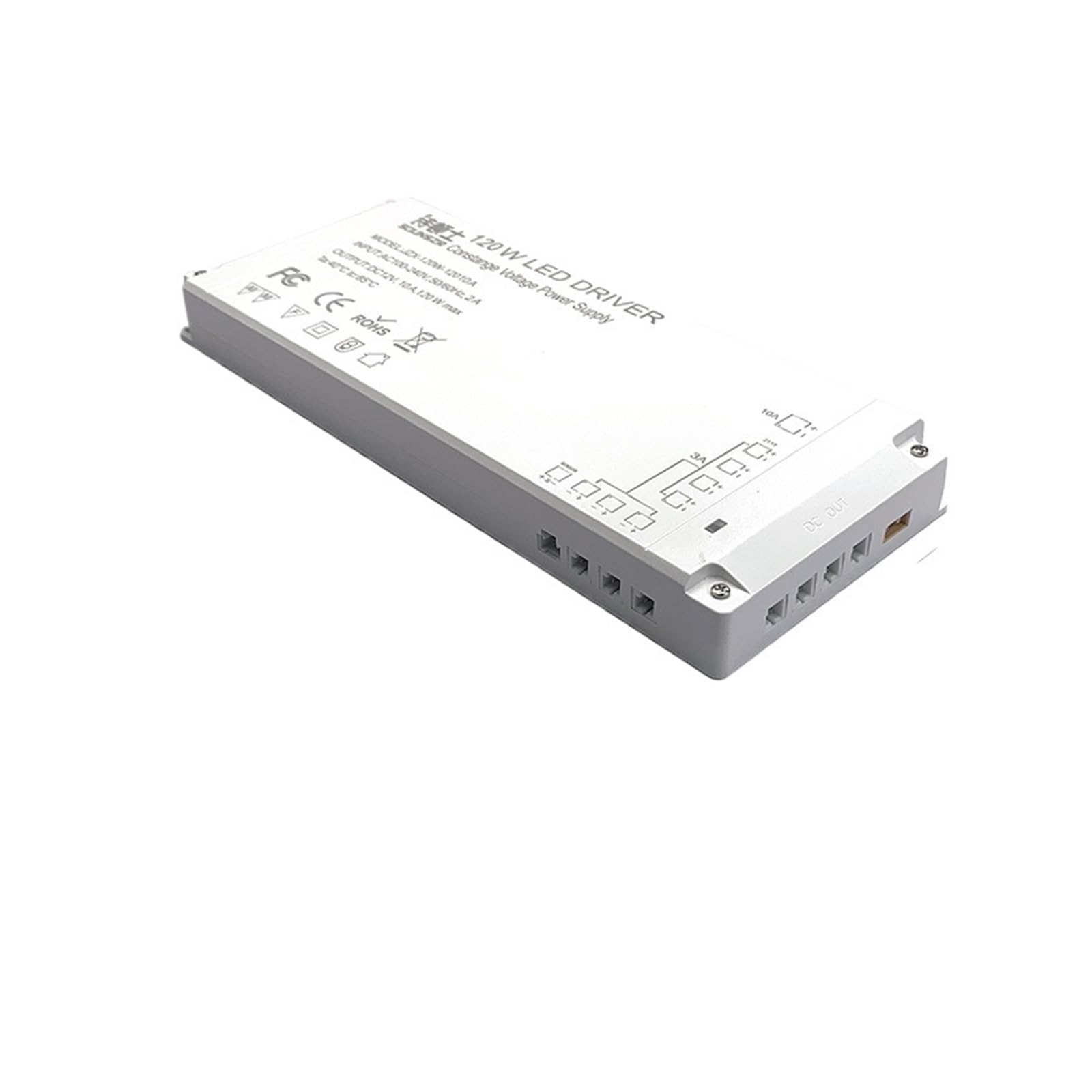 PWANUIGTE Cabinet Light Dedicated Power Supply 220 to 12V24V Interface Switch with Transformer(120W-12V)
