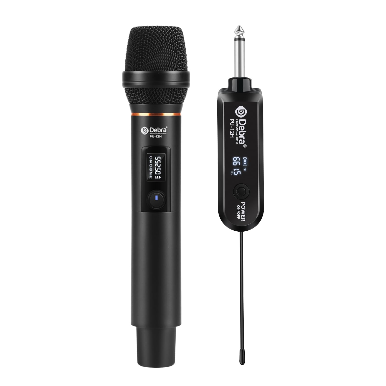 D Debra PU-12 Micro sans Fil UHF 30 Canaux 50m Rechargeable Plug&Play