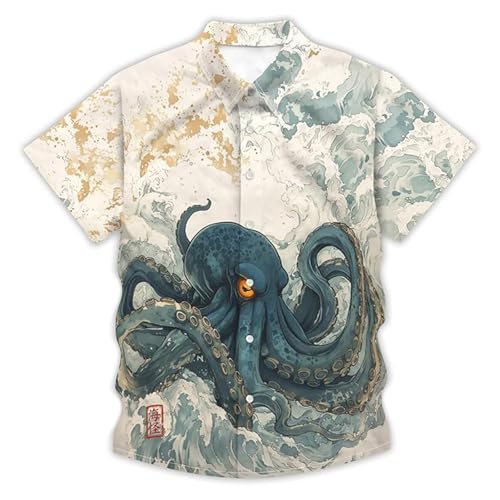 Camisa para Hombre, cómoda, de Tela Transpirable, Corte clásico, Elegante, Informal, diseño Moderno y Ajustado. para Usar a Diario
