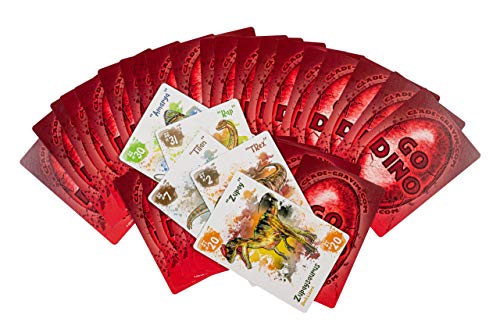 Clade-Gravim Dinosaur Card Games - Old Bones And Go Dino Bundle Playing Cards Dinosaur Game (2 Games) #TOP7