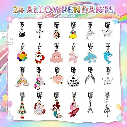 Bracelet Making Kit for Girls Gifts 5 6 7 8 9 10 11 12 Years Old, Girls Gifts 8-12 Years Old Unicorn Toys for Girls Arts and Crafts Kit Birthday Gift Jewelry Making Kit for Kids Age 3-12 3 51ef3nUBrdL. AC