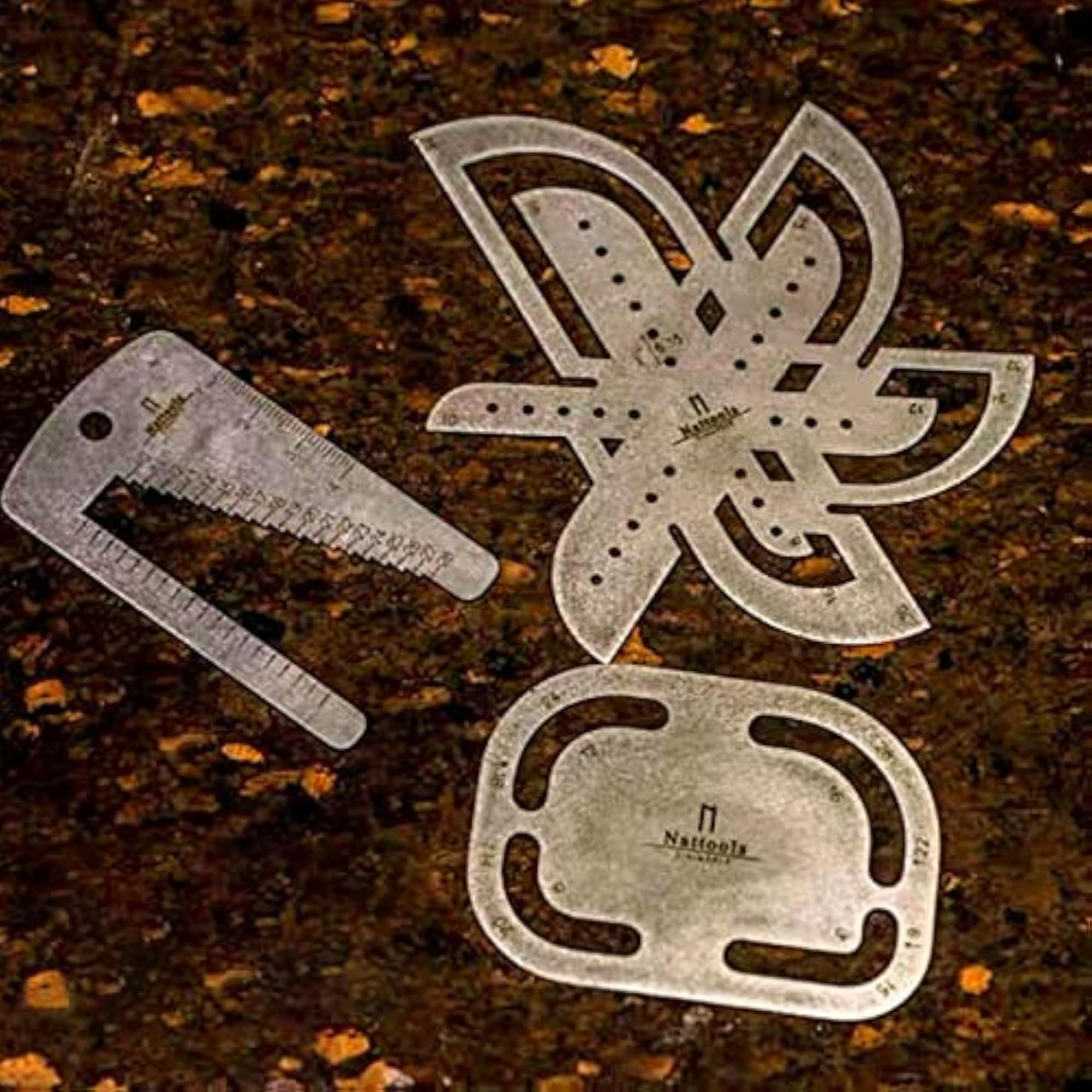 Watchband Ruler Stencil Template Belt Punch Auxiliary Tools
