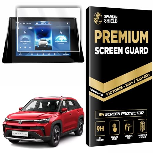 Image of Spartan Shield Screen Guard For MARUTI SUZUKI VICTORIS 2025+ || Zxi+ & Zxi+(O) || 10.1 Inch Touchscreen Infotainment Protector || Anti Scratch || Victoris Car Display Accessories [NOT TEMPERED GLASS]