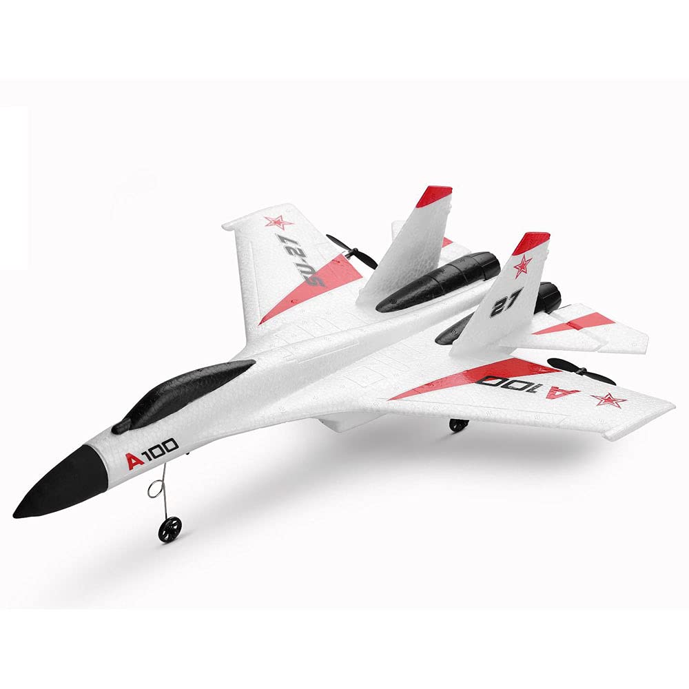 Aereo RC, Aliante Telecomandato A Tre Canali Ad Ala Fissa, Modello di Aeroplano, Modello di Aeroplano Telecomandato, Alimentazione Bimotore A Spinta Posteriore, Giroscopio A 6 Assi Integrato