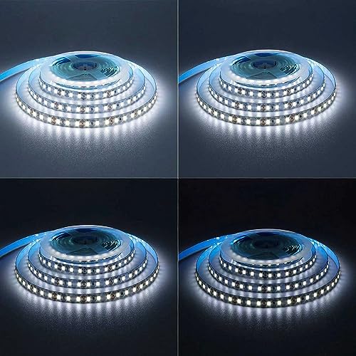 Image of Self Adhesive 2835 LED Strip Cove Light (120 LED Per Meter) or Profile Light or Flexible Strip with SMPS (White-5 Meter).