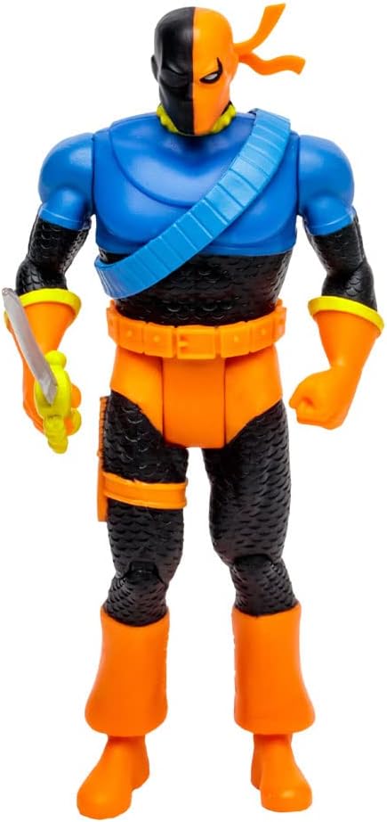 Toys, DC Multiverse, 5-inch DC Super Powers Deathstroke (Judas Contract) Action Figure with 5 points of articulations, Collectible DC Retro 1980’s Super Powers Line Figure – Ages 12+