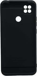 GKK High Quality 360° TPU Shockproof Back Case Designed With Raised Edge To Protect Camera lens Suitable For Realme 9C - Black