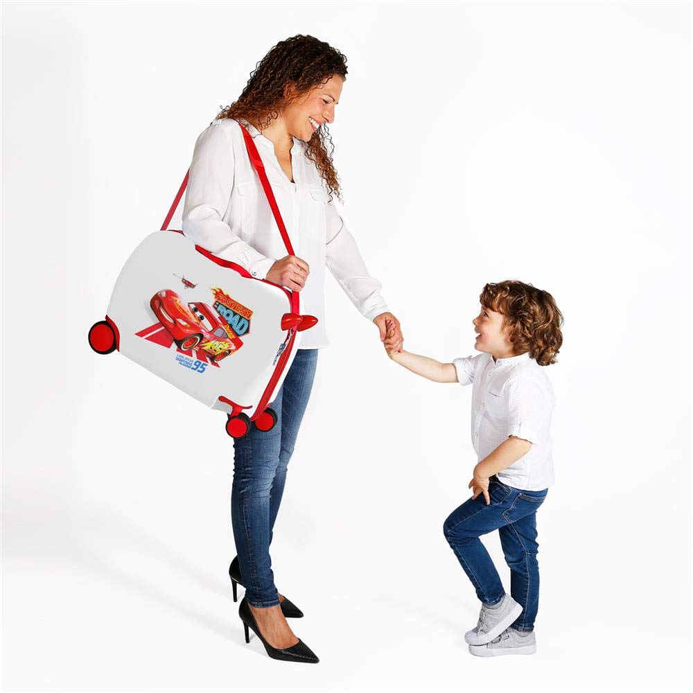 Disney Cars Good Mood Valise Enfant Multicolore 50x38x20 cms Rigide ABS Serrure à combinaison 34L 2,1Kgs 4 roues Bagage à main