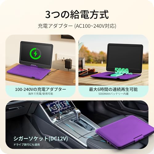 Surfola ポータブルDVDプレーヤー SD05 の商品画像 7