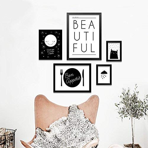 Cadre photo rectangle en bois noir avec peinture météo fait main petit format DIYthinker - 4