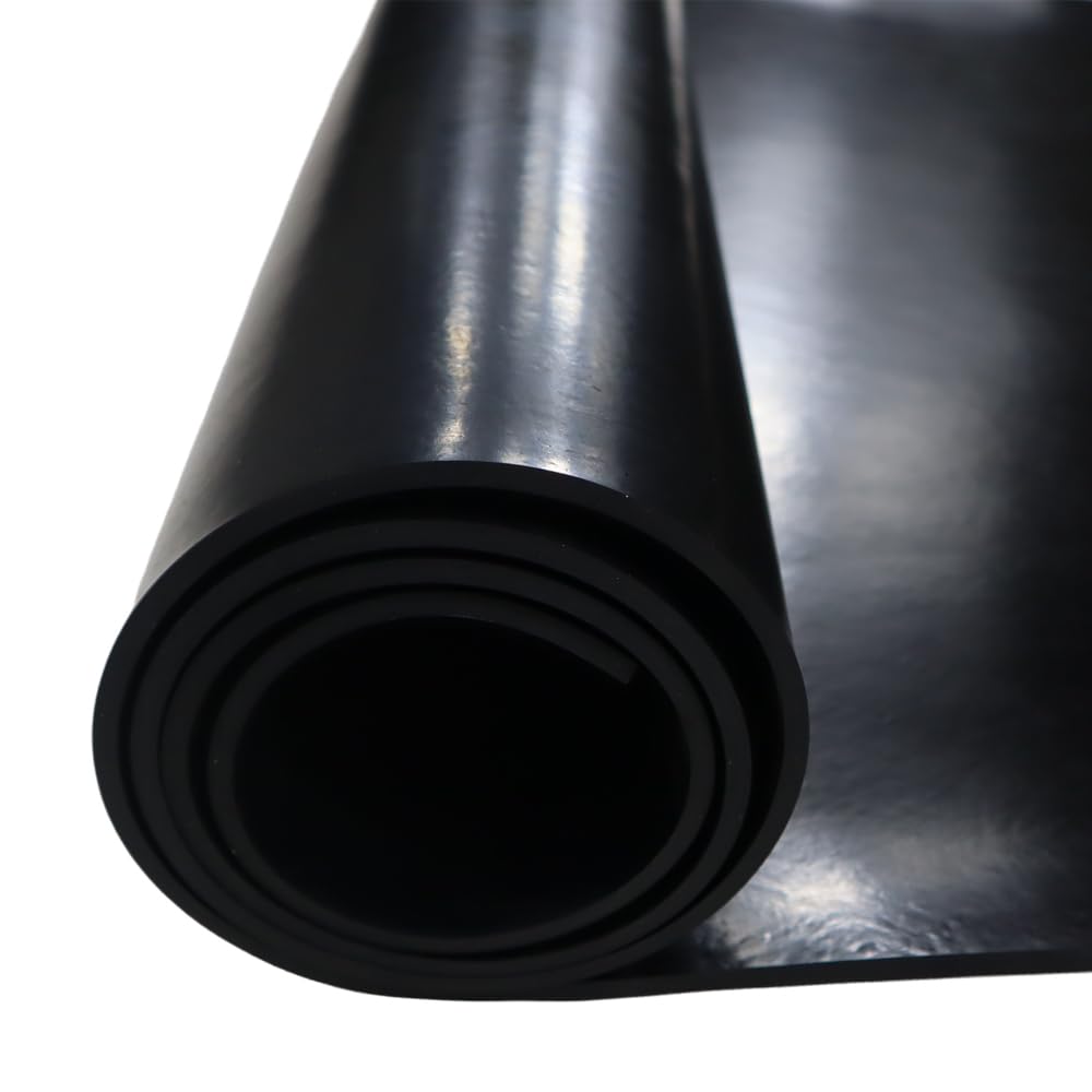 EPDM Rubber Sheet, Black, 60A, 0.093" x 24" x 36"