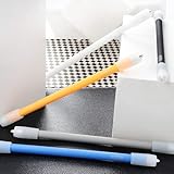 Garvee Spinning Pen Matte Black, 23cm Anti-Rutsch Drehstift Für Anfänger & Wettkämpfe, Non-Slip Coated Finger Drehstift Ohne Leuchtfunktion, Office & Hobby Drehpen
