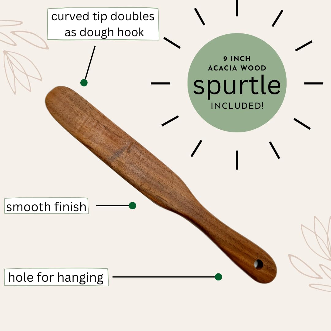 Sauerteig-Starter-Set Mit Glas, Holzschildkröte & Co. – Alles Für Gelungenes Sauerteigbrot