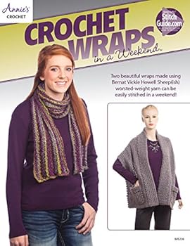 Paperback Crochet Wraps in a Weekend Book