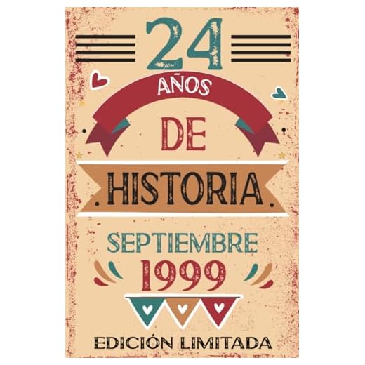 24 Años De Historia Septiembre 1999: Libro de visitas, cuaderno, 110 páginas de felicitaciones, idea de regalo, regalo Para la esposa, novia, mujer, La madre