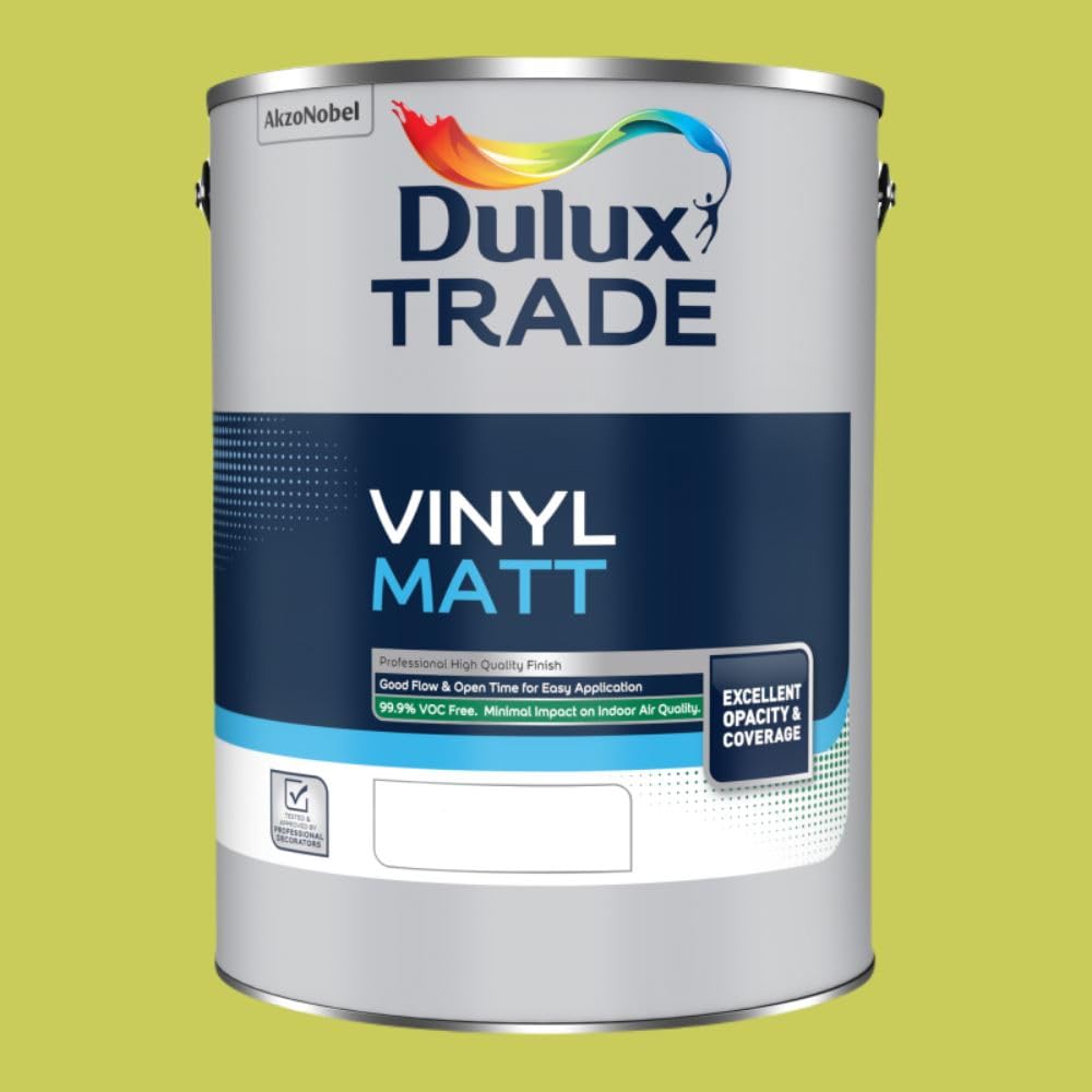 DULUX TRADE VINYL MATT LUSCIOUS LIME 5L