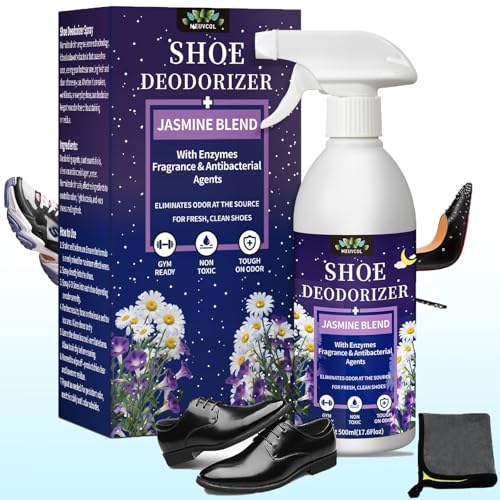Shoe Deodorizer Spray &ndash; 17.6 Floz Powerful Odor Elimination For Shoe, Sneaker, Boot, Cleats...