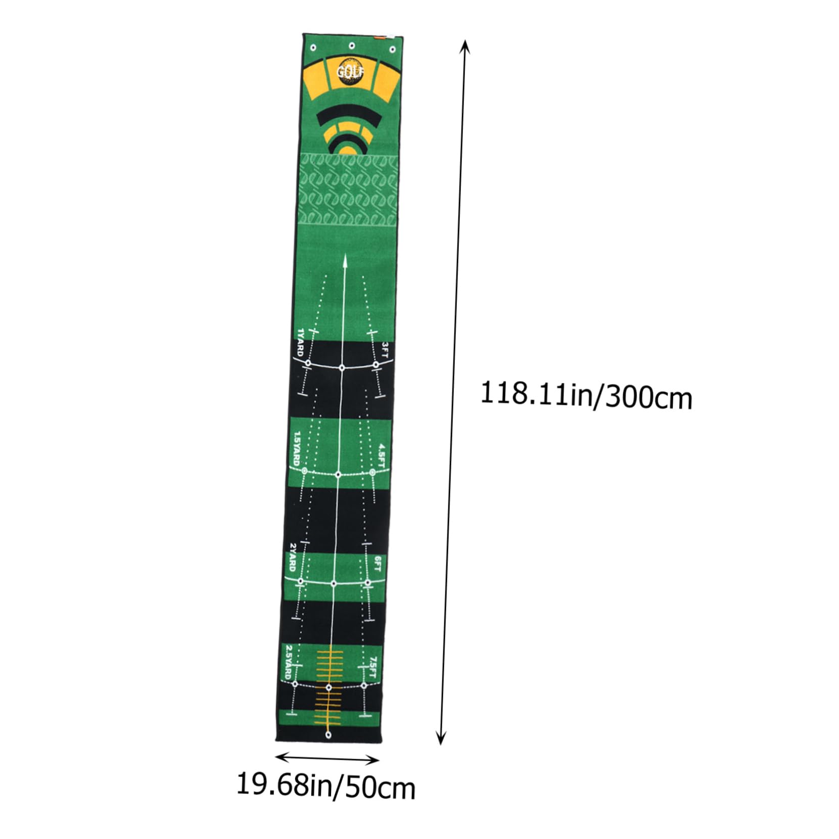 OSOLADY Indoor Golf Putting Green Mat Durable Training Blanket for Practice for Beginners Advanced Golfers Indoor Use Skills Anytime Anywhere