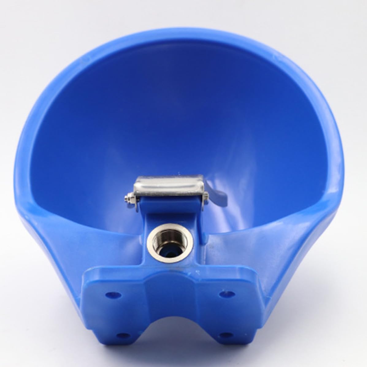 Ciotola d'Acqua Blu in Plastica per Bestiame e Cani, Abbeveratoio Grande per Uso Agricolo, Facile da Pulire e Automatica
