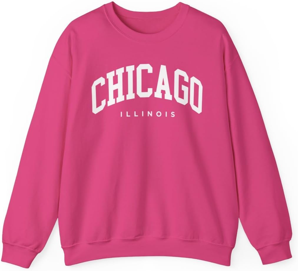 Chicago Illinois Adult Unisex Crewneck Sweatshirt