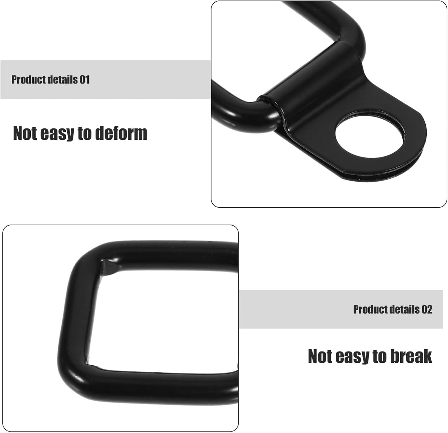 8pcs Car Roof Trunk Hooks Pull Ring Buckle for Vehicle Bed and Versatile Replacement for Securely Fastening Car Covers and Accessories