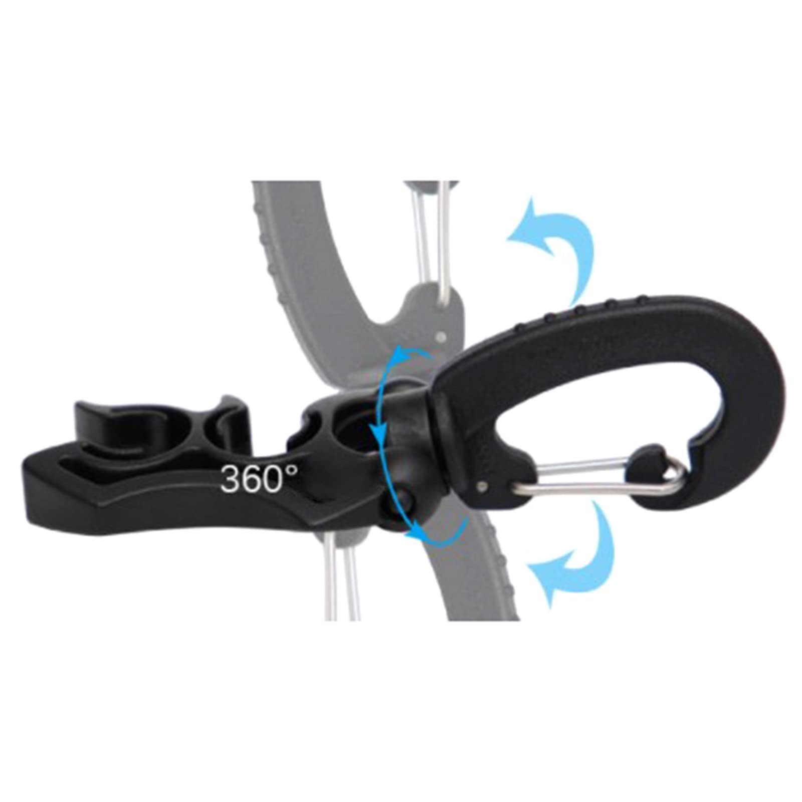 YUGSHNKFC ARA Immersione Doppio Tubo Titolare Clip Immersione Doppio BCD Tubo Titolare Clip Regolatore Fermo Fibbia Gancio Per Snorkeling