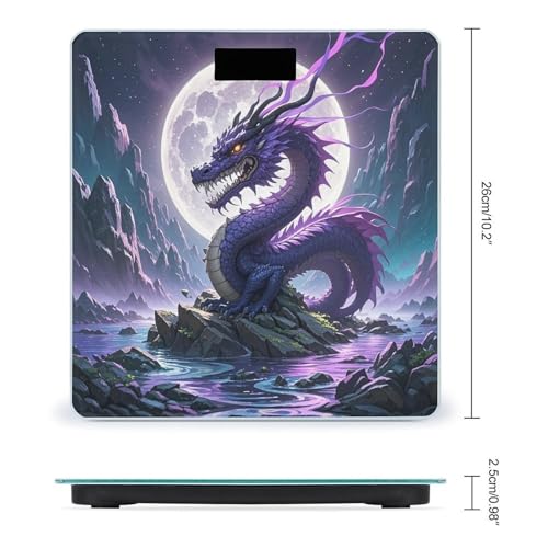 Báscula Digital para Baño Purple Dragon Purple Moon miniatura 2